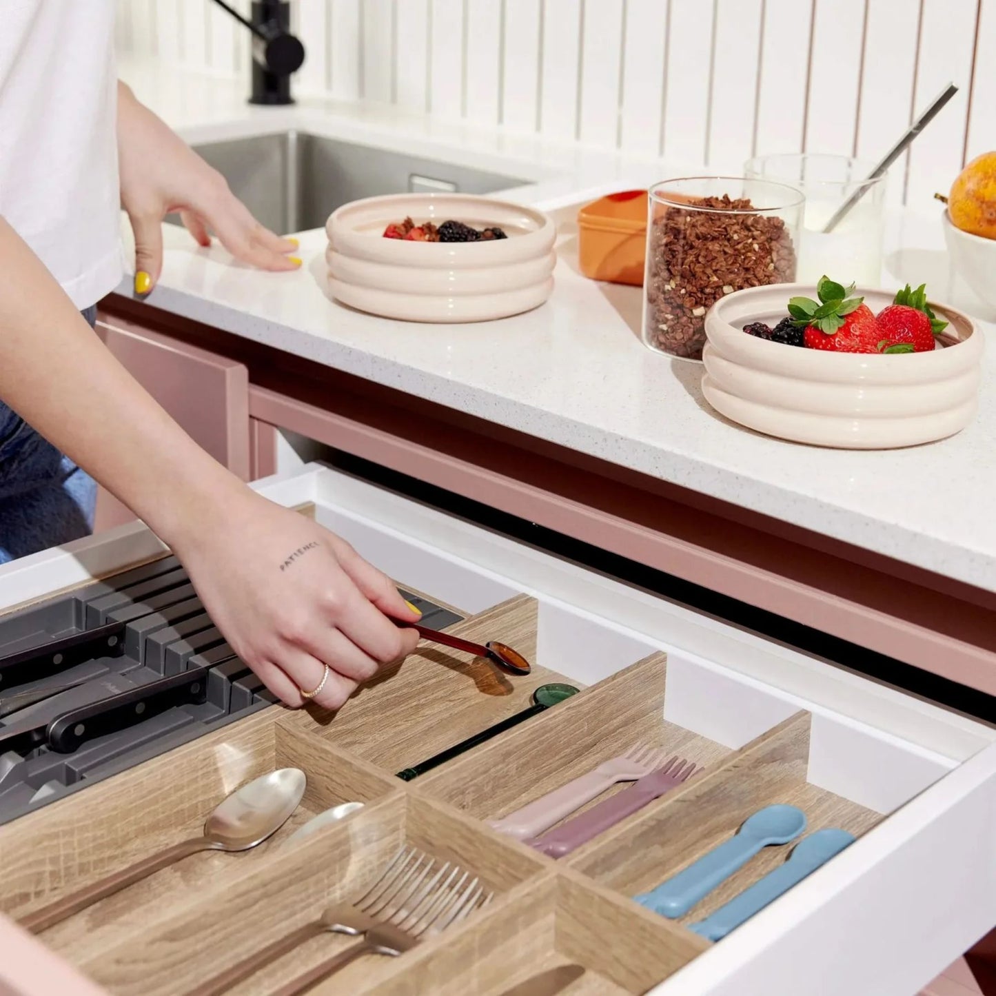 AMBIA-LINE Cutlery Tray Wood (30 cm)